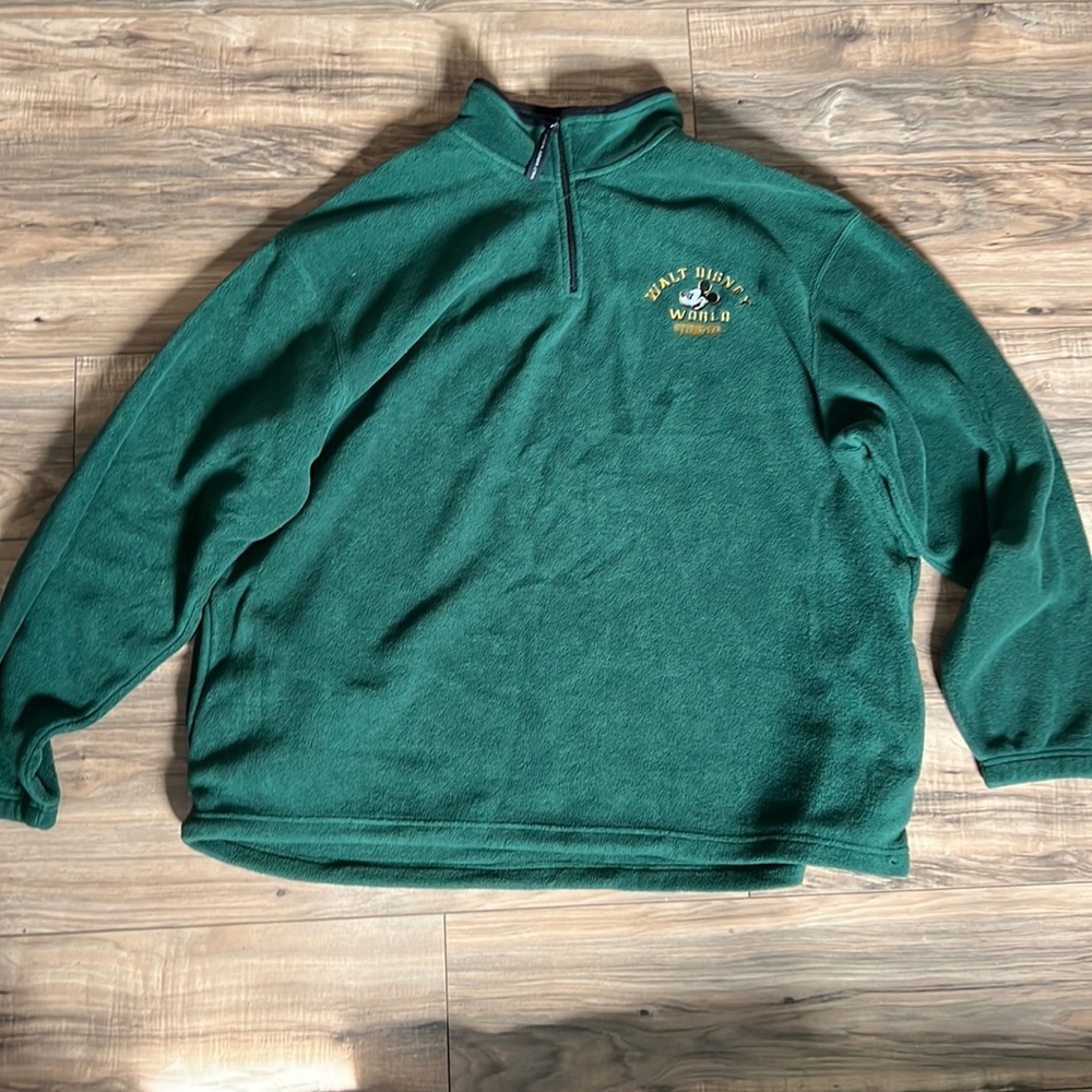 Vintage Walt Disney World half zip sweater